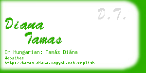 diana tamas business card