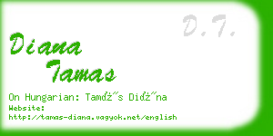 diana tamas business card